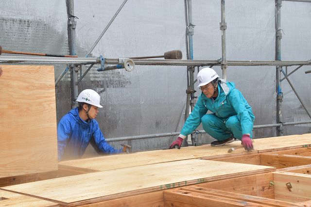 福岡県糟屋郡03　注文住宅建築現場リポート④　～上棟式～