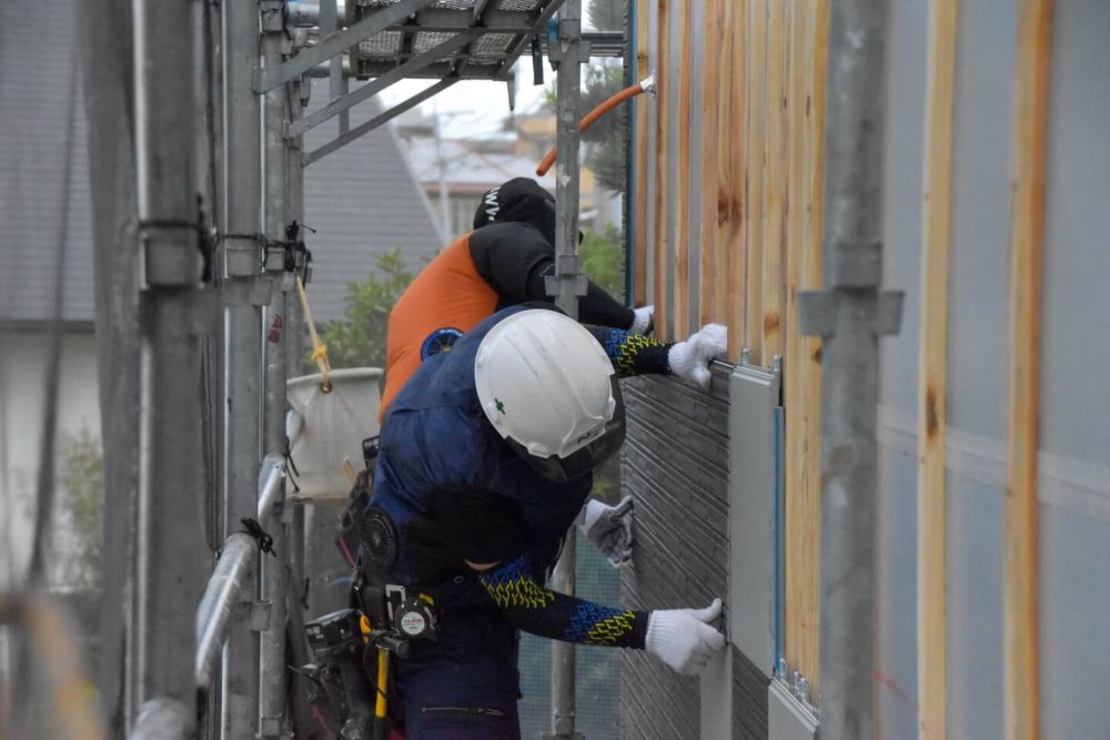 福岡市早良区小田部02　注文住宅建築現場リポート⑦　～木工事・石膏ボード貼り～