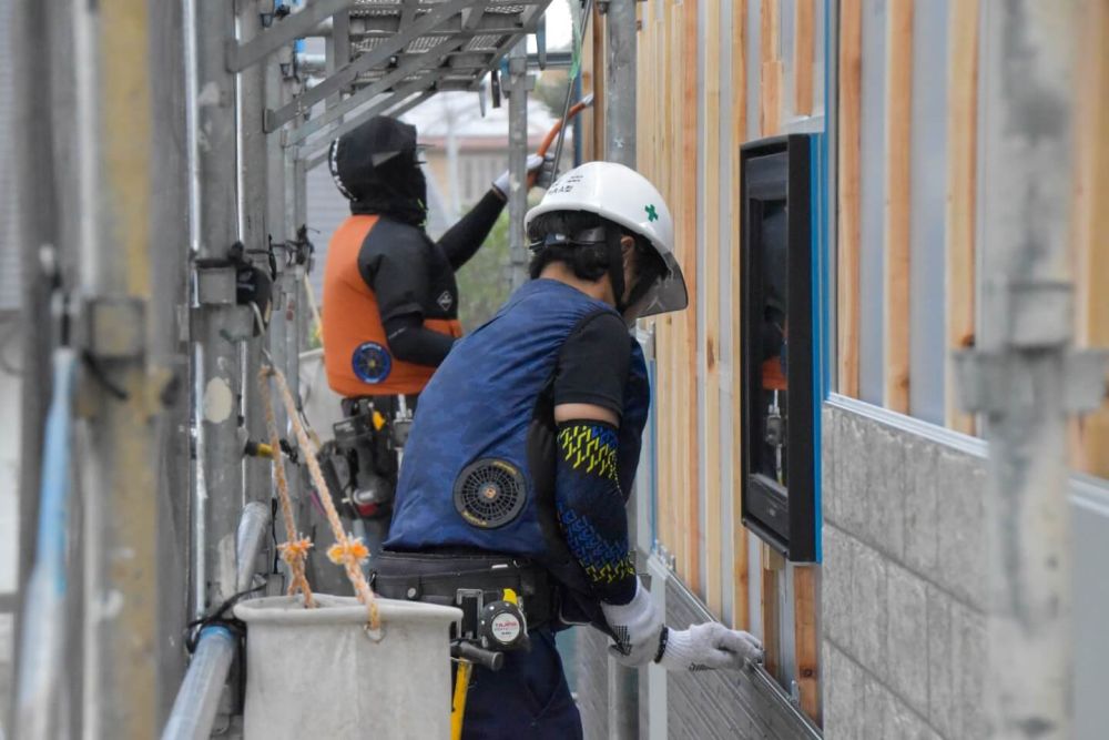 福岡市早良区小田部02　注文住宅建築現場リポート⑦　～木工事・石膏ボード貼り～