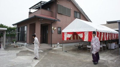 福岡市南区三宅01　注文住宅建築現場リポート①　～地鎮祭～