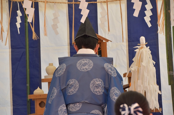 福岡県糟屋郡宇美町02　注文住宅建築現場リポート①　～地鎮祭～