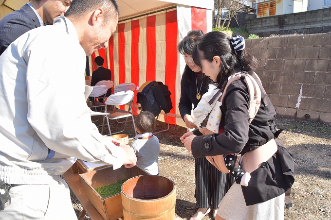 福岡県糟屋郡宇美町02　注文住宅建築現場リポート①　～地鎮祭～