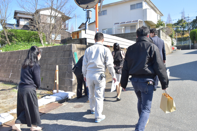 福岡県糟屋郡宇美町02　注文住宅建築現場リポート①　～地鎮祭～