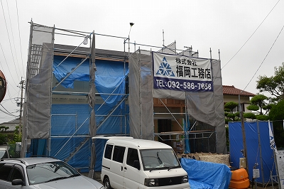 福岡市早良区梅林01　注文住宅建築現場リポート⑦