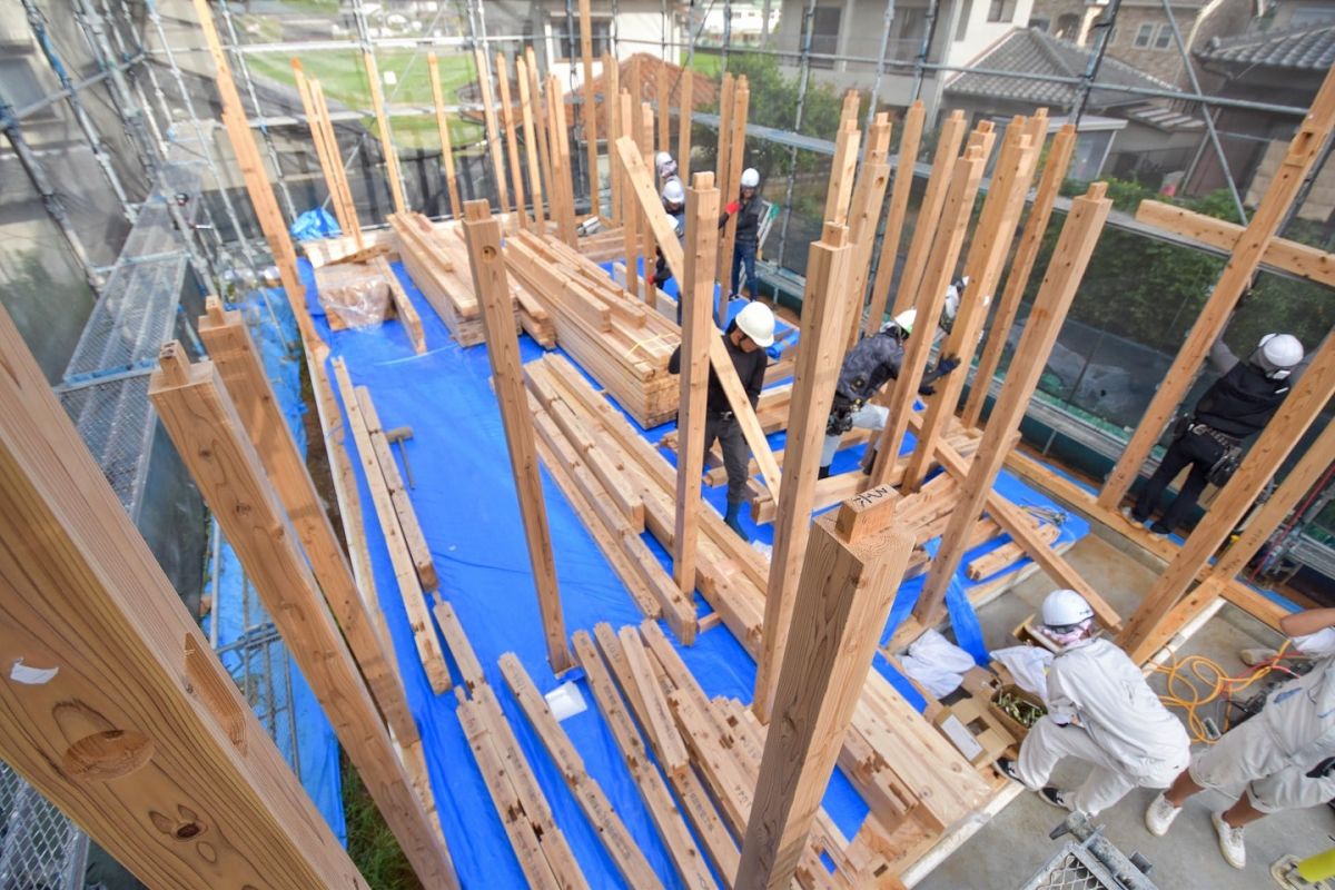 「太宰府市10」注文住宅現場リポート②【上棟式】