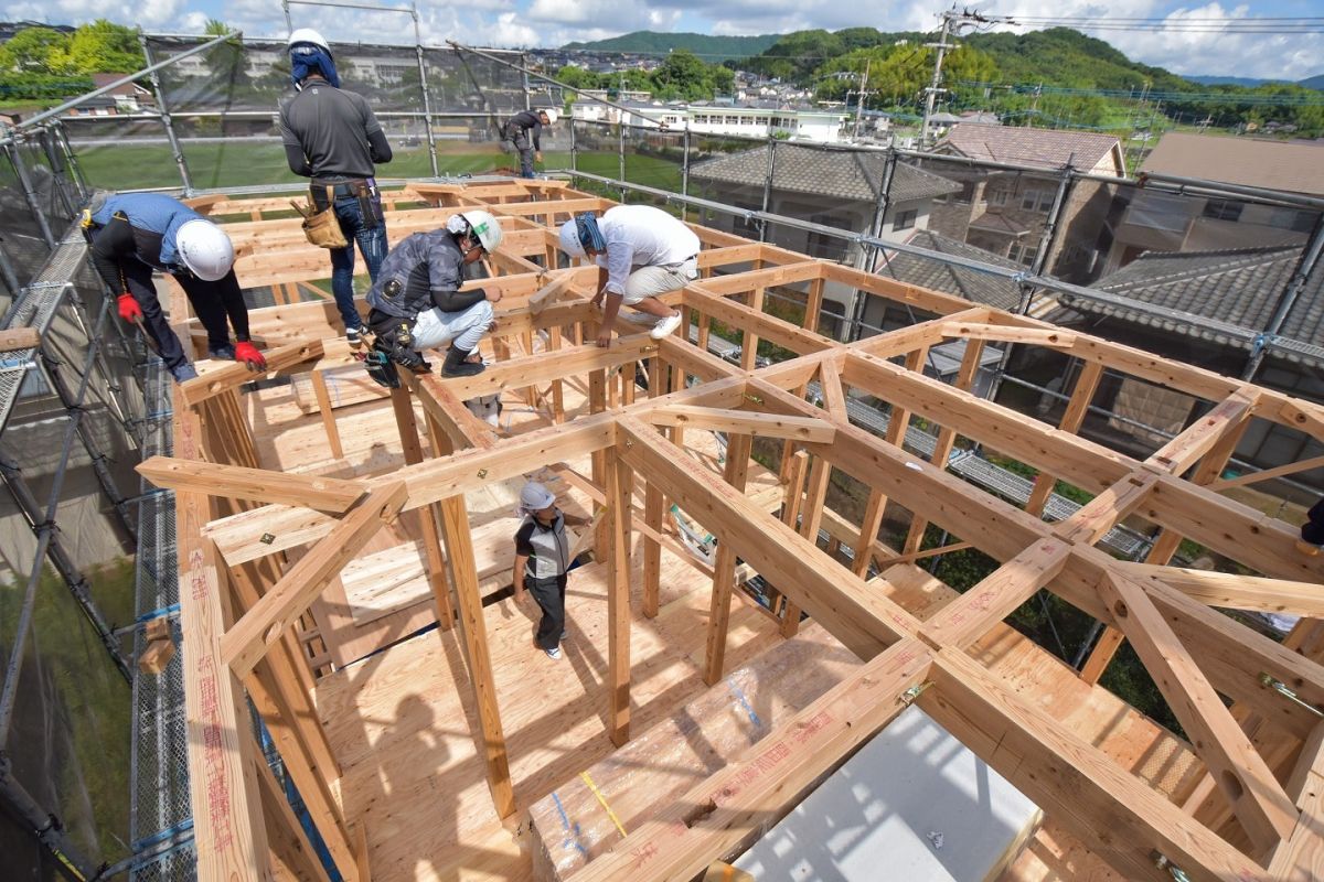 「太宰府市10」注文住宅現場リポート②【上棟式】