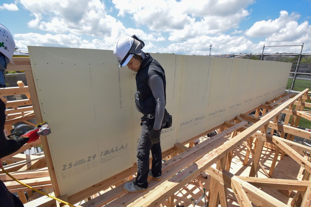 福岡県太宰府市10　注文住宅建築現場リポート②　～上棟式・前編～