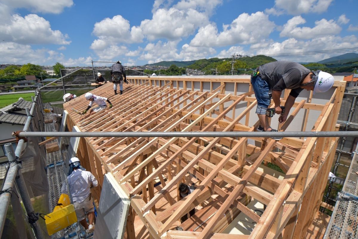 福岡県太宰府市10　注文住宅建築現場リポート②　～上棟式・前編～