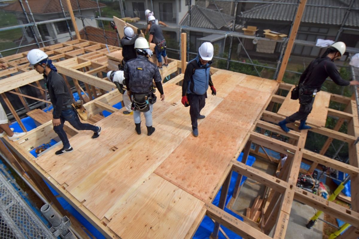 「太宰府市10」注文住宅現場リポート②【上棟式】
