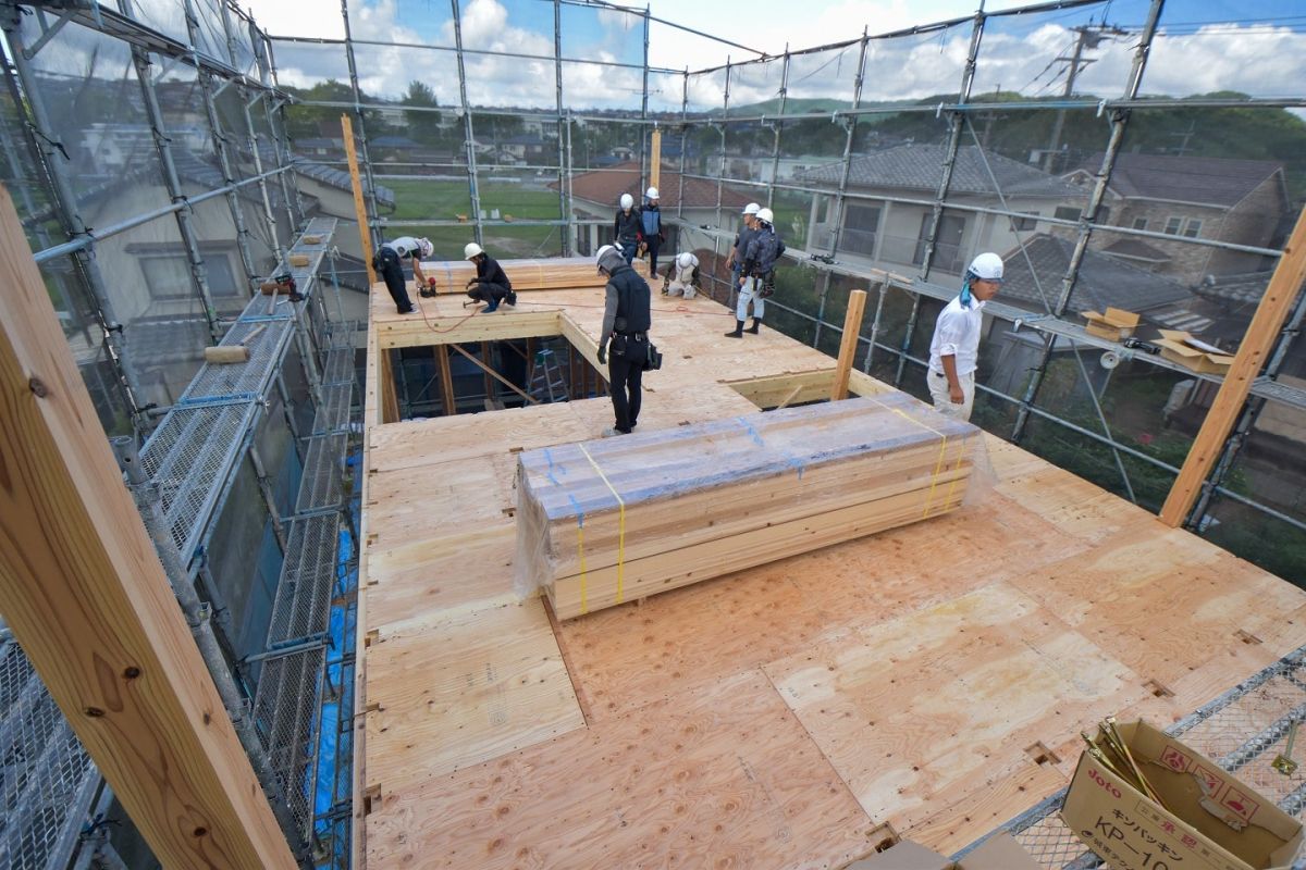 「太宰府市10」注文住宅現場リポート②【上棟式】