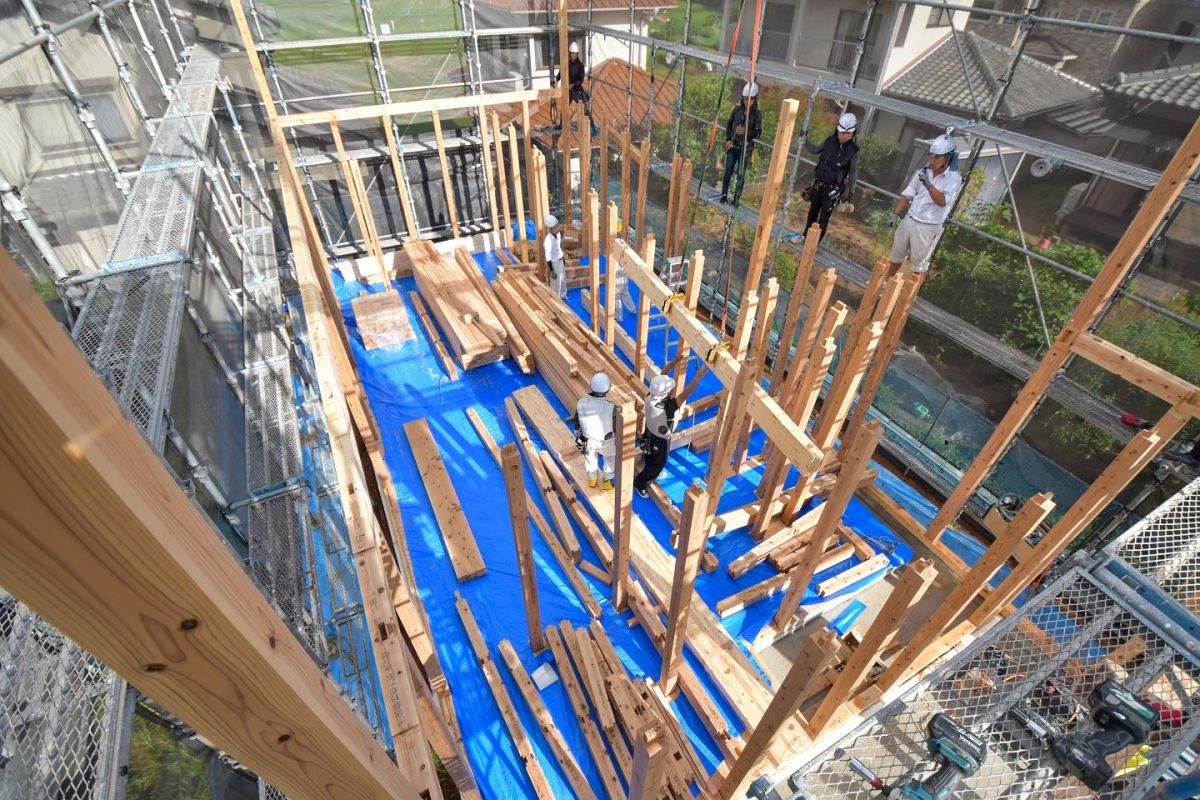 「太宰府市10」注文住宅現場リポート②【上棟式】