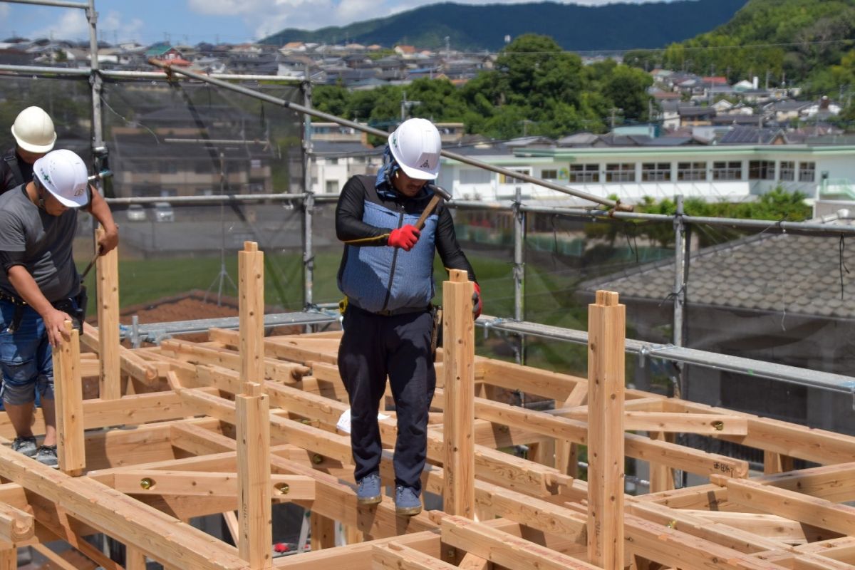 「太宰府市10」注文住宅現場リポート②【上棟式】