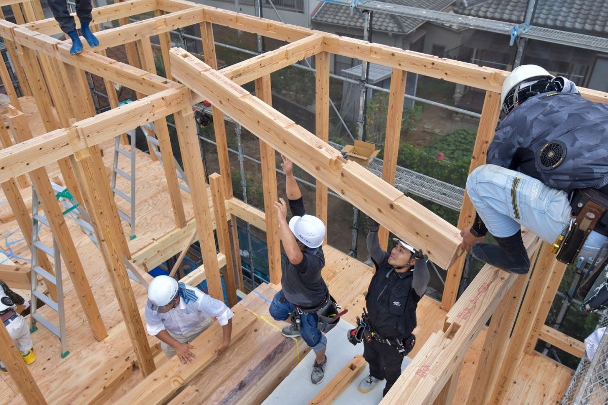 「太宰府市10」注文住宅現場リポート②【上棟式】
