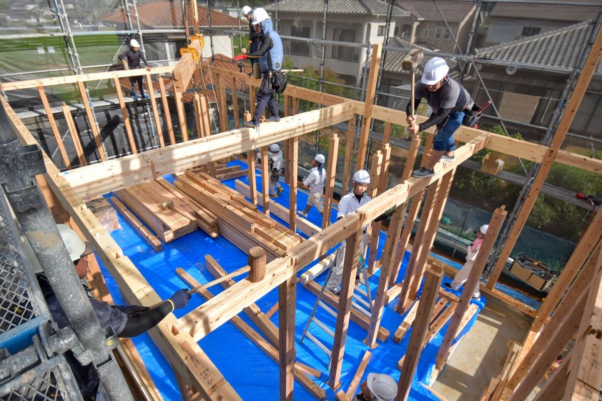 「太宰府市10」注文住宅現場リポート②【上棟式】