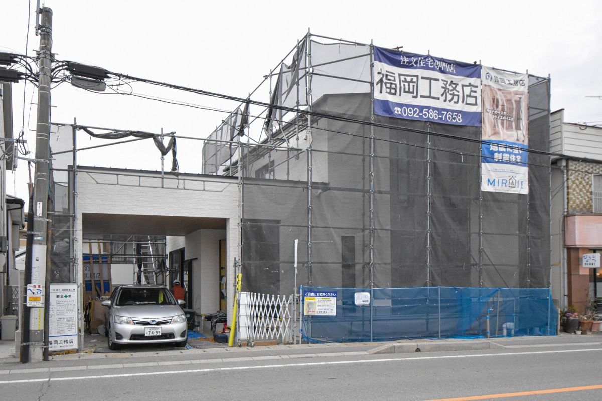 「春日市11」注文住宅現場リポート⑥【木工事】【石膏ボード】