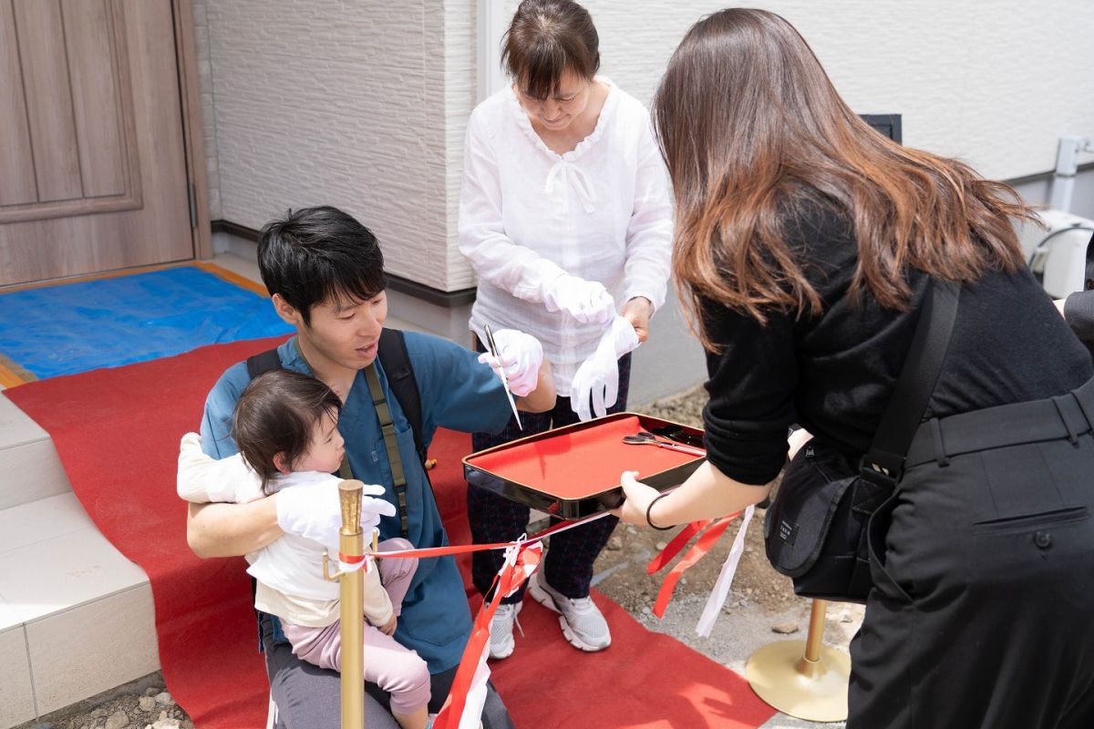 福岡県三井郡大刀洗町04　注文住宅建築現場リポート⑧　～お引き渡し式～