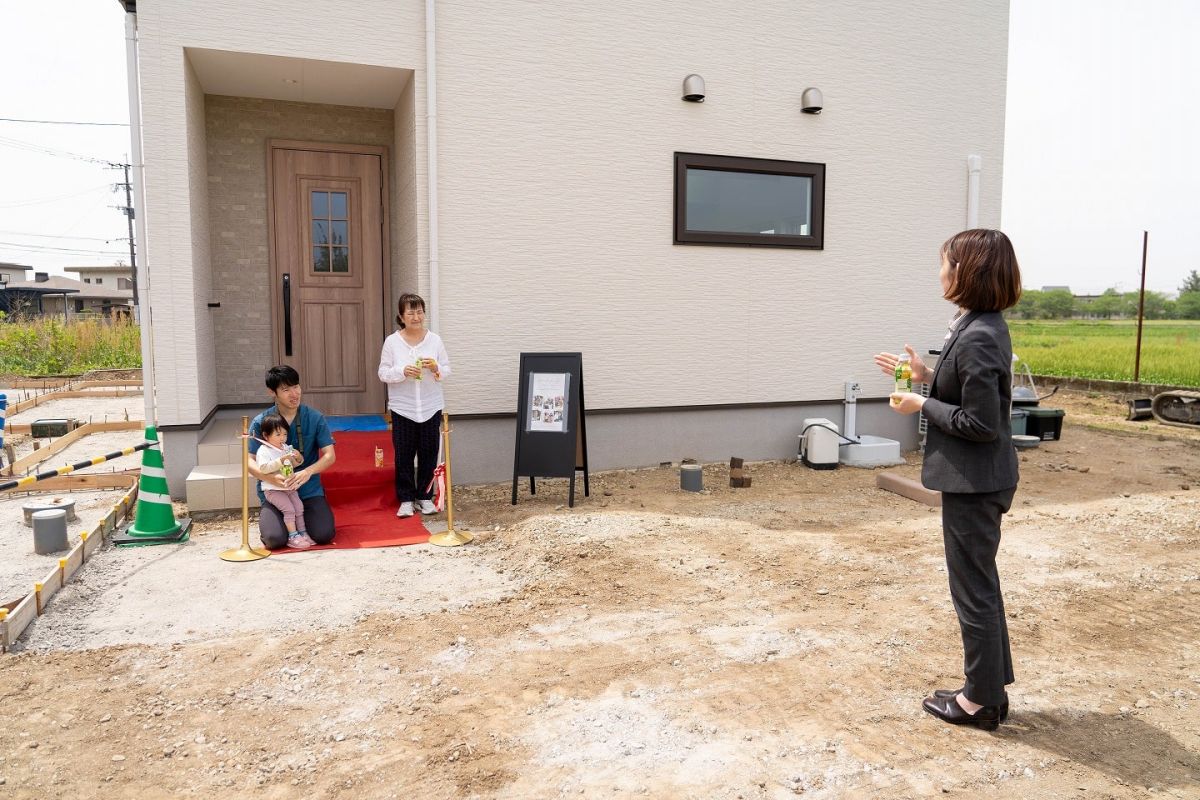 福岡県三井郡大刀洗町04　注文住宅建築現場リポート⑧　～お引き渡し式～