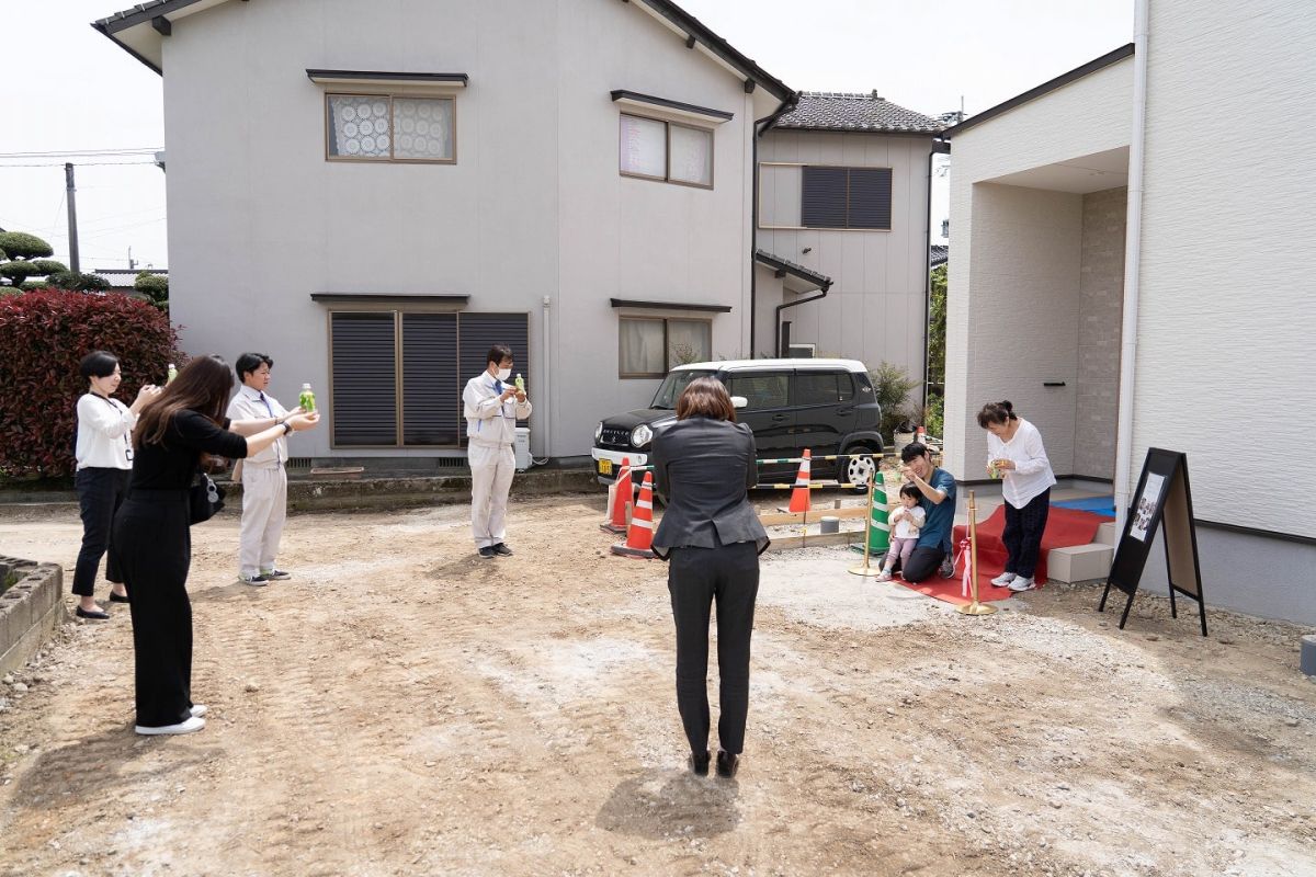 福岡県三井郡大刀洗町04　注文住宅建築現場リポート⑧　～お引き渡し式～