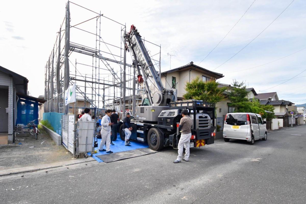 福岡県春日市12　注文住宅建築現場リポート③　～上棟式・前半～