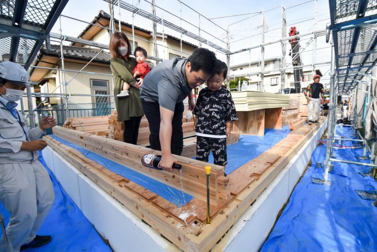 「春日市12」注文住宅現場リポート③【上棟式】