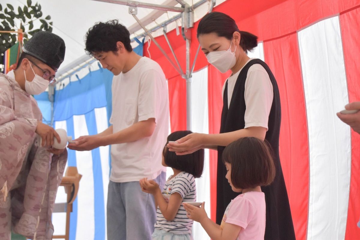 「糟屋郡須恵町04」注文住宅現場リポート①【地鎮祭】