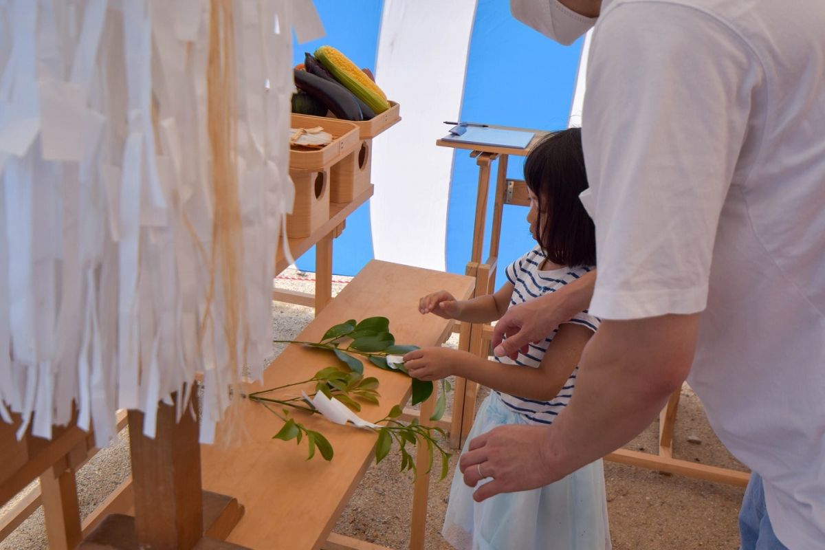 「糟屋郡須恵町04」注文住宅現場リポート①【地鎮祭】
