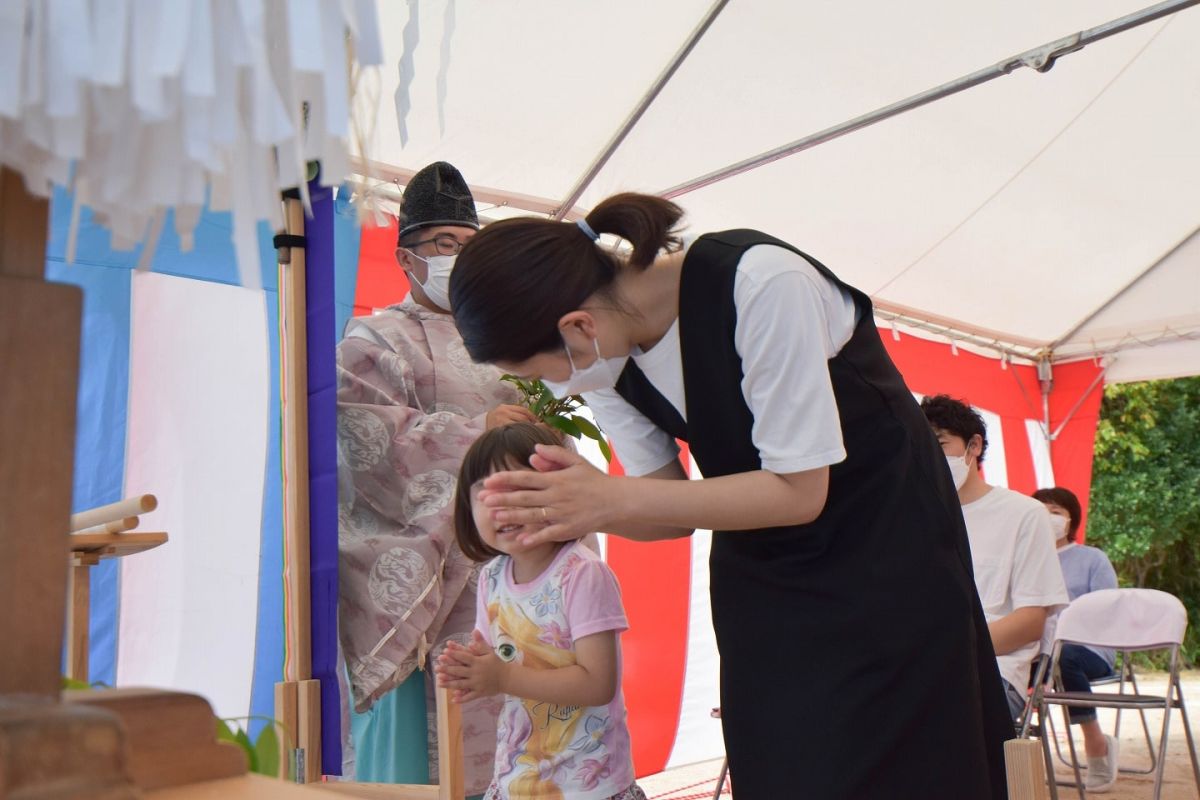 「糟屋郡須恵町04」注文住宅現場リポート①【地鎮祭】