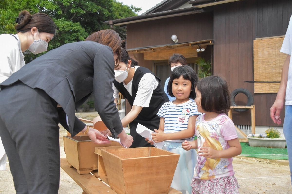 福岡県糟屋郡須恵町04　注文住宅建築現場リポート①　～地鎮祭～