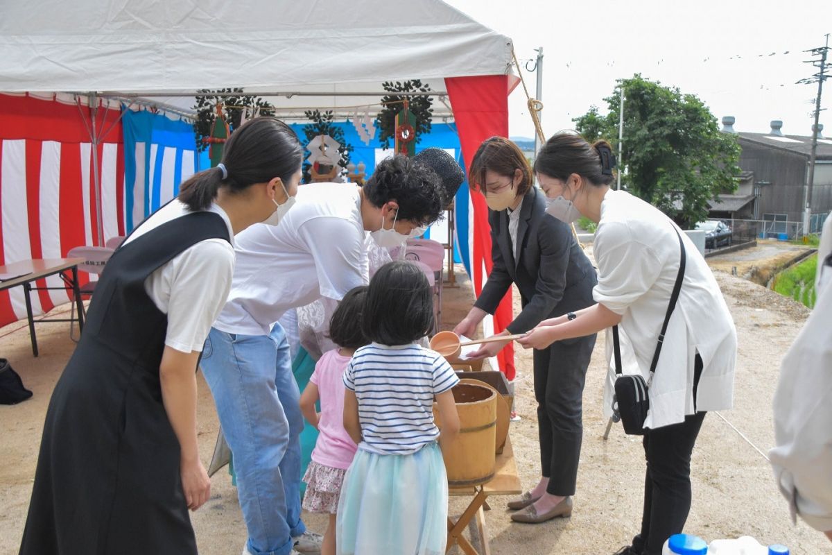 「糟屋郡須恵町04」注文住宅現場リポート①【地鎮祭】