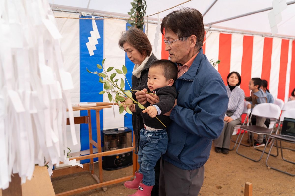 「遠賀郡遠賀町01」注文住宅現場リポート①【地鎮祭】