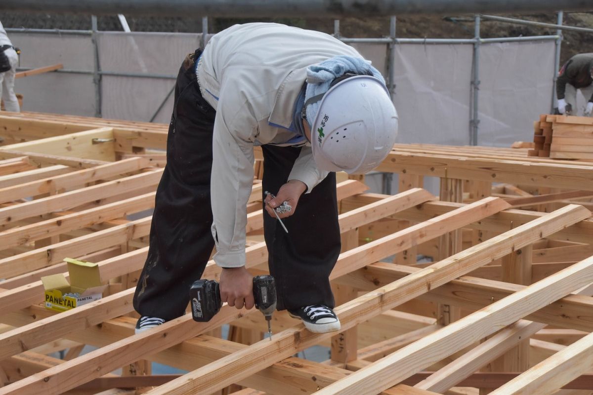 福岡県糟屋郡宇美町03　注文住宅建築現場リポート④　～上棟式・後編～