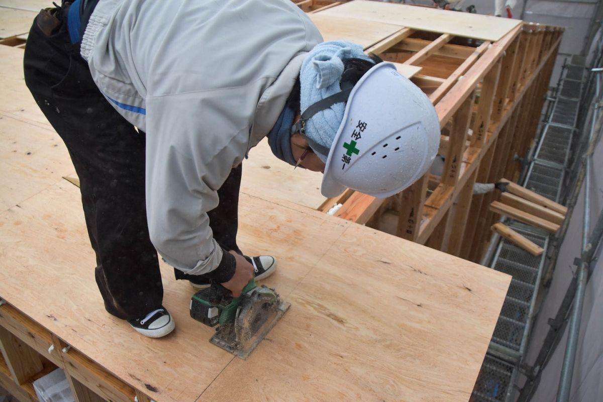 福岡県糟屋郡宇美町03　注文住宅建築現場リポート④　～上棟式・後編～