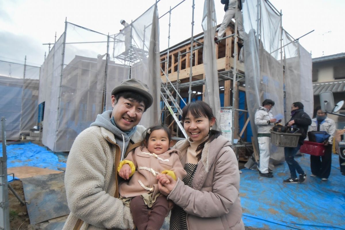 「糟屋郡宇美町03」注文住宅現場リポート④【上棟式】