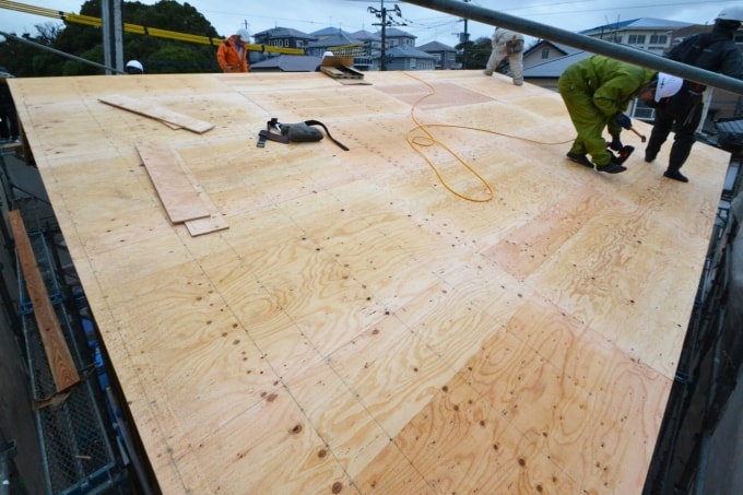 福岡県福津市花見が丘01　注文住宅建築現場リポート⑤　～上棟式～