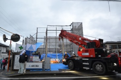 福岡県福津市花見が丘01　注文住宅建築現場リポート⑤　～上棟式～