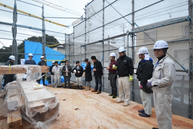 福岡県福津市花見が丘01　注文住宅建築現場リポート⑤　～上棟式～