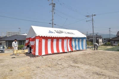 福岡県筑紫野市03　注文住宅建築現場リポート①　～地鎮祭～