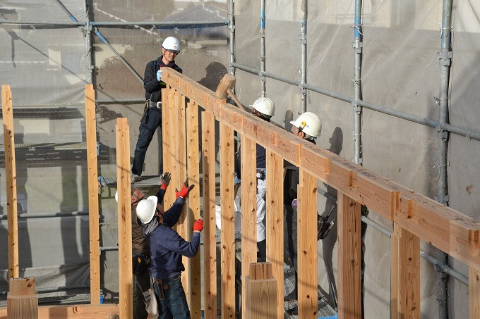 福岡県糟屋郡新宮町01　注文住宅建築現場リポート③　～上棟式～