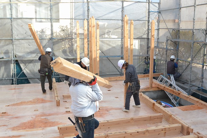 福岡県糟屋郡新宮町01　注文住宅建築現場リポート③　～上棟式～