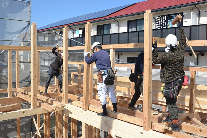 「糟屋郡新宮町01」注文住宅現場リポート③【上棟式】