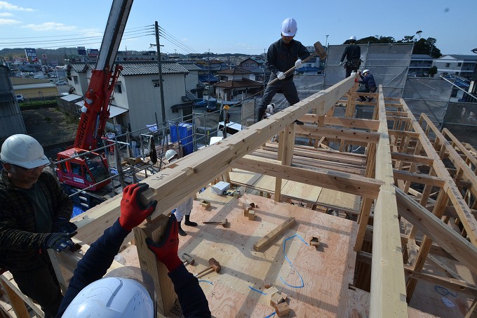 福岡県糟屋郡新宮町01　注文住宅建築現場リポート③　～上棟式～