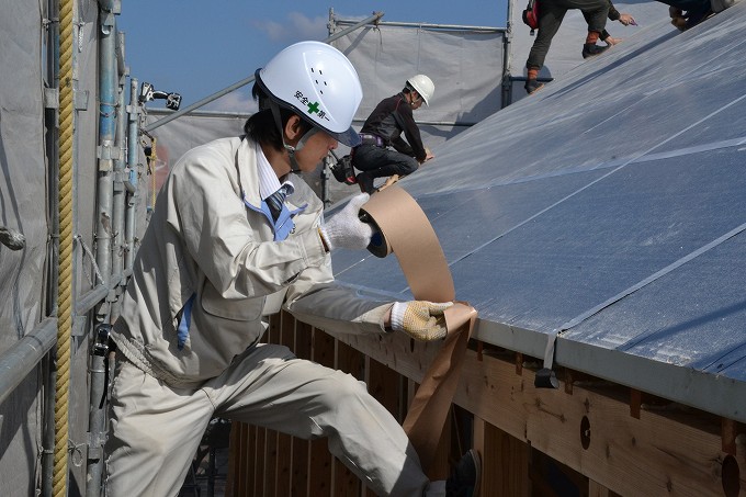 福岡県糟屋郡新宮町01　注文住宅建築現場リポート③　～上棟式～