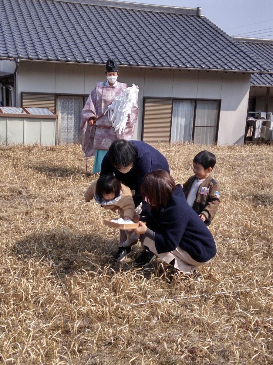 福岡県宮若市01　注文住宅建築現場リポート①　～地鎮祭〜