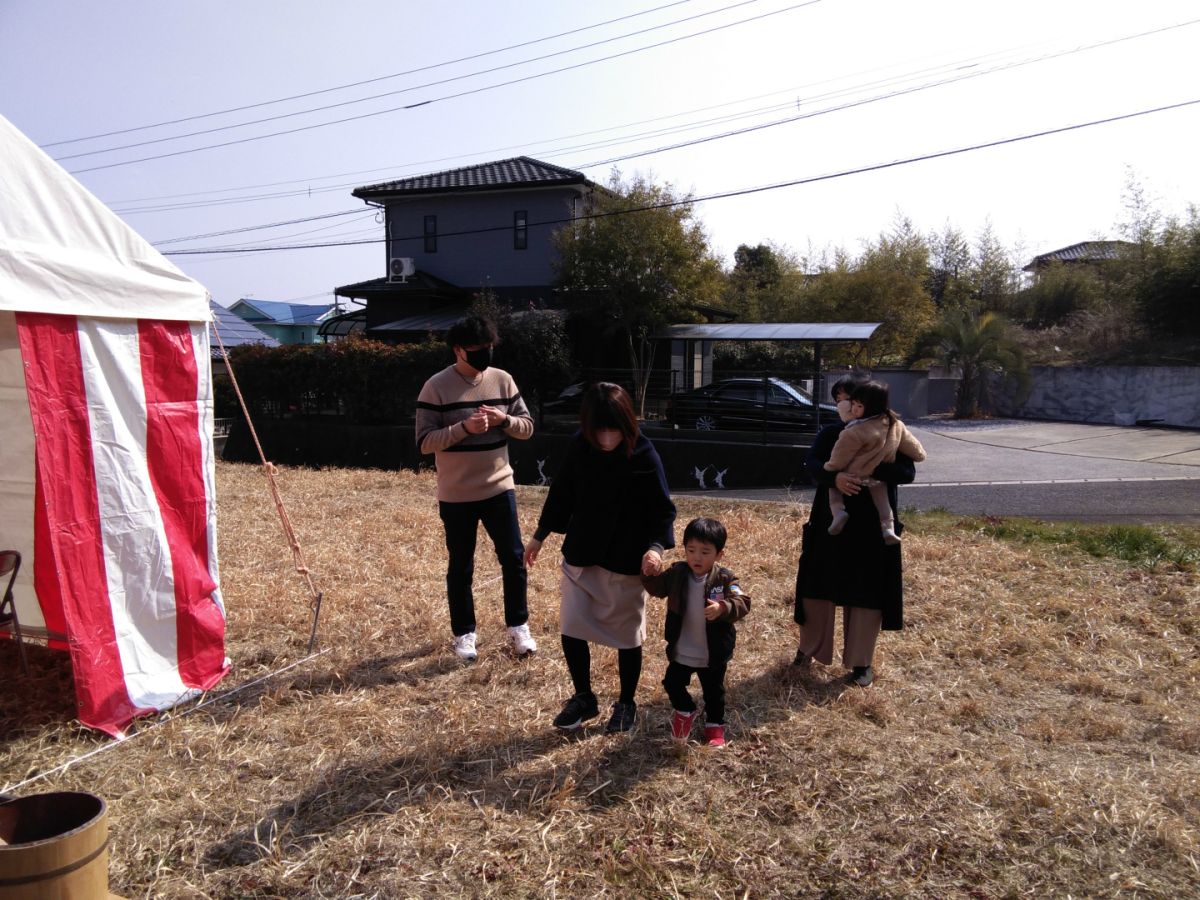 「宮若市01」注文住宅現場リポート①【地鎮祭】
