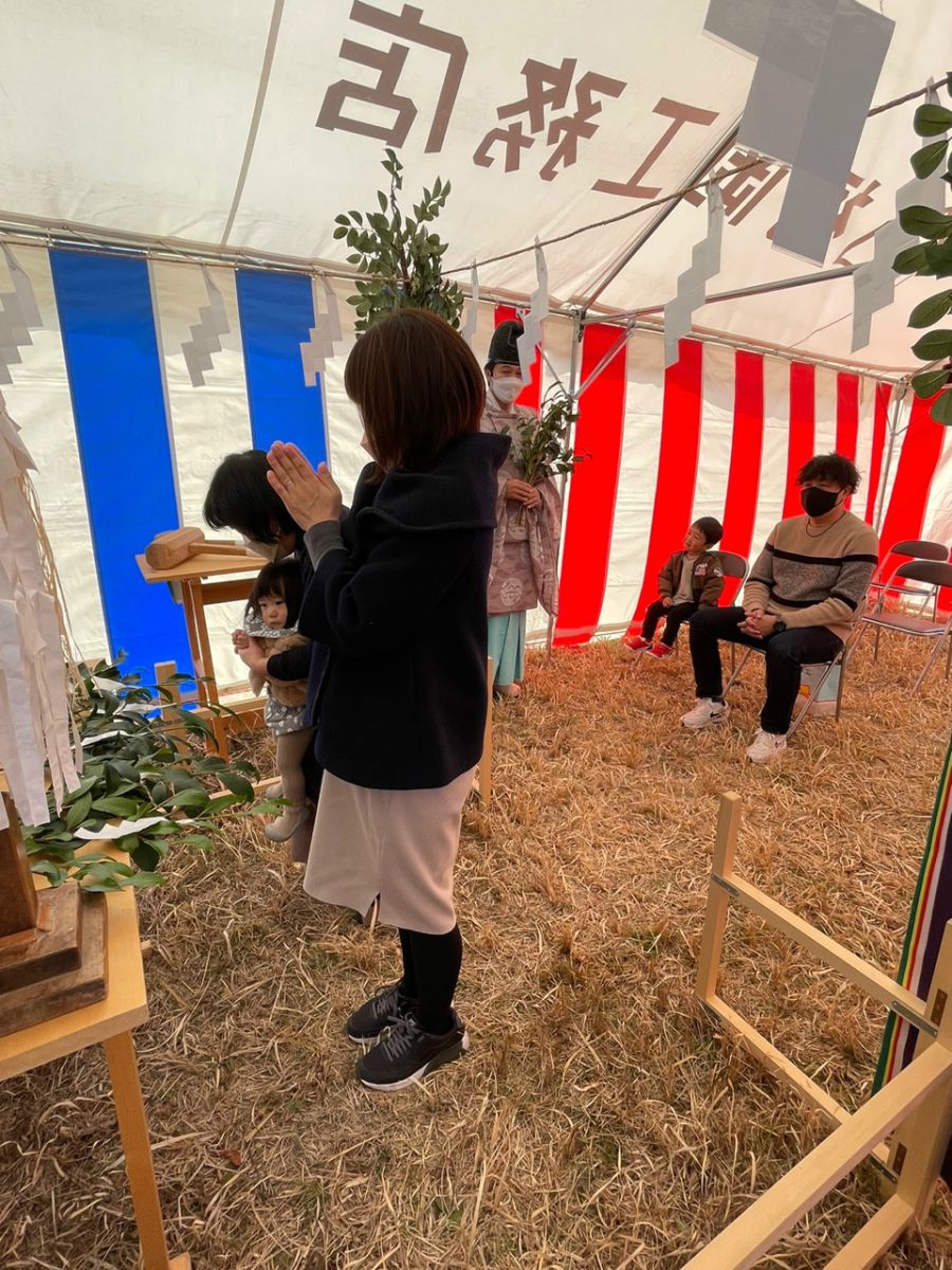 「宮若市01」注文住宅現場リポート①【地鎮祭】