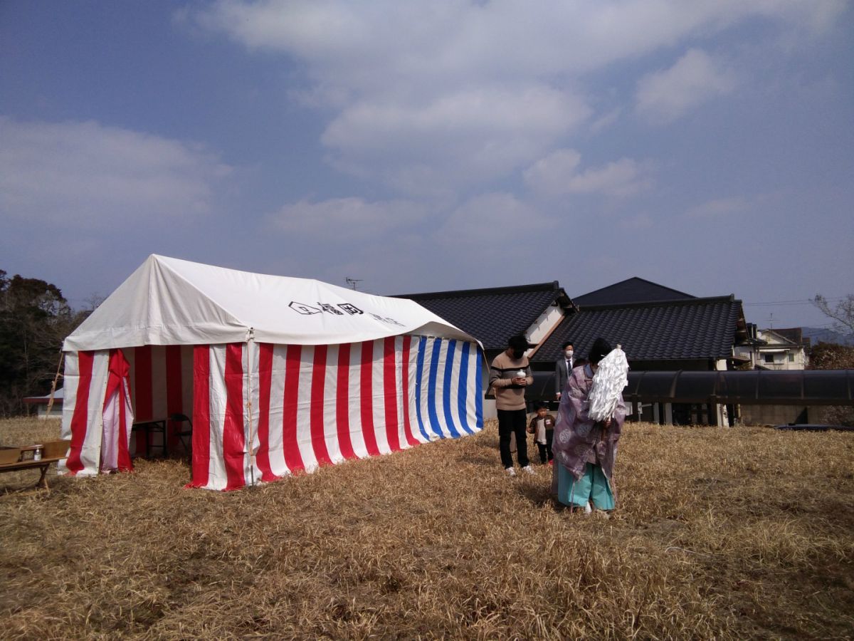 「宮若市01」注文住宅現場リポート①【地鎮祭】