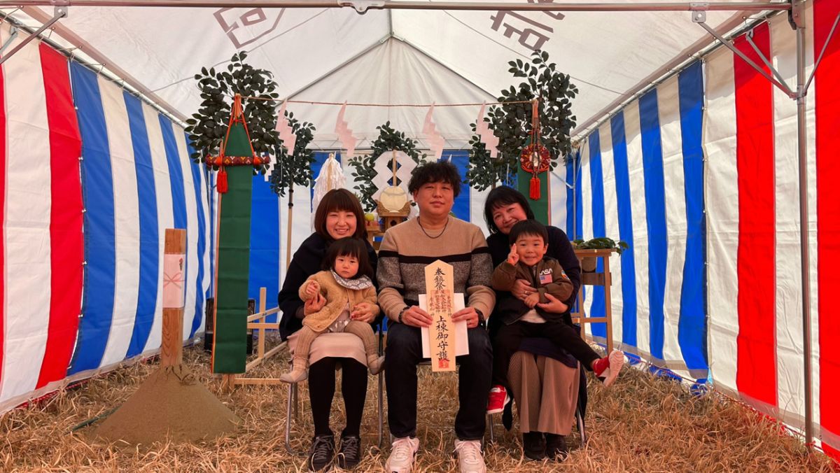 「宮若市01」注文住宅現場リポート①【地鎮祭】