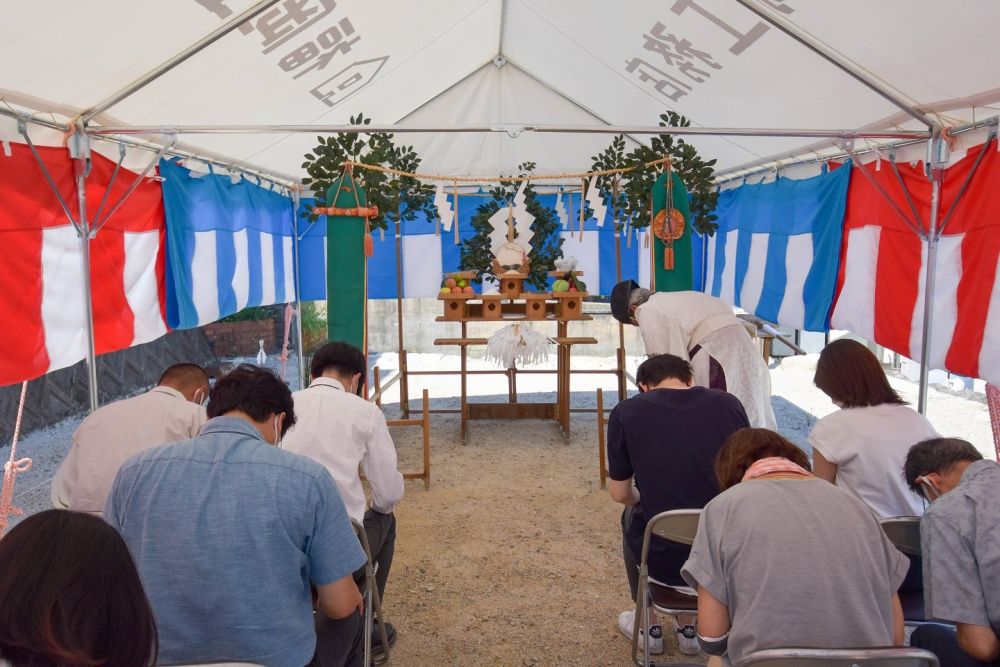 「筑紫野市08」注文住宅現場リポート①【地鎮祭】