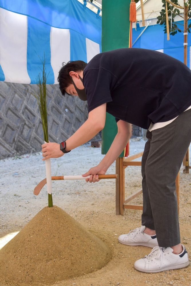 「筑紫野市08」注文住宅現場リポート①【地鎮祭】