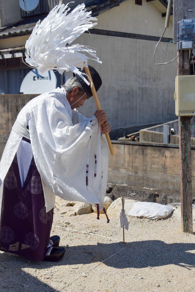 福岡県筑紫野市08　注文住宅建築現場リポート①　～地鎮祭～